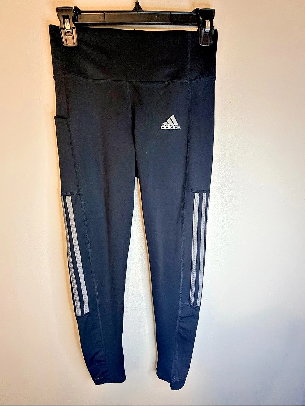 adidas Primegreen AEROREADY Athletic Leggings in Black Small Like New
